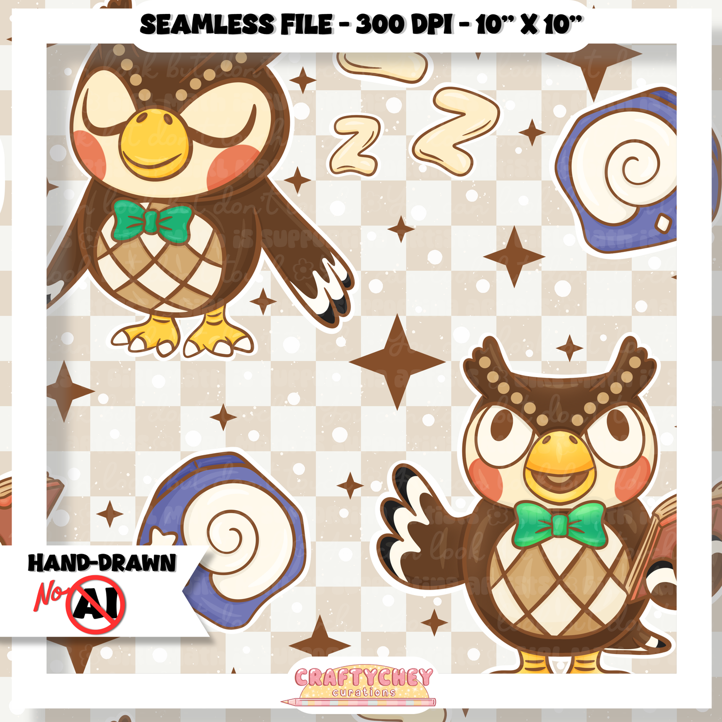 Blathers (Seamless + PNG)