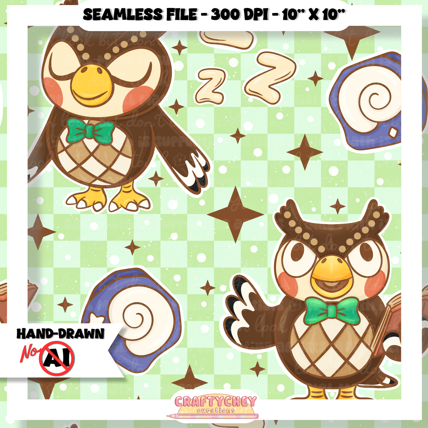Blathers (Seamless + PNG)