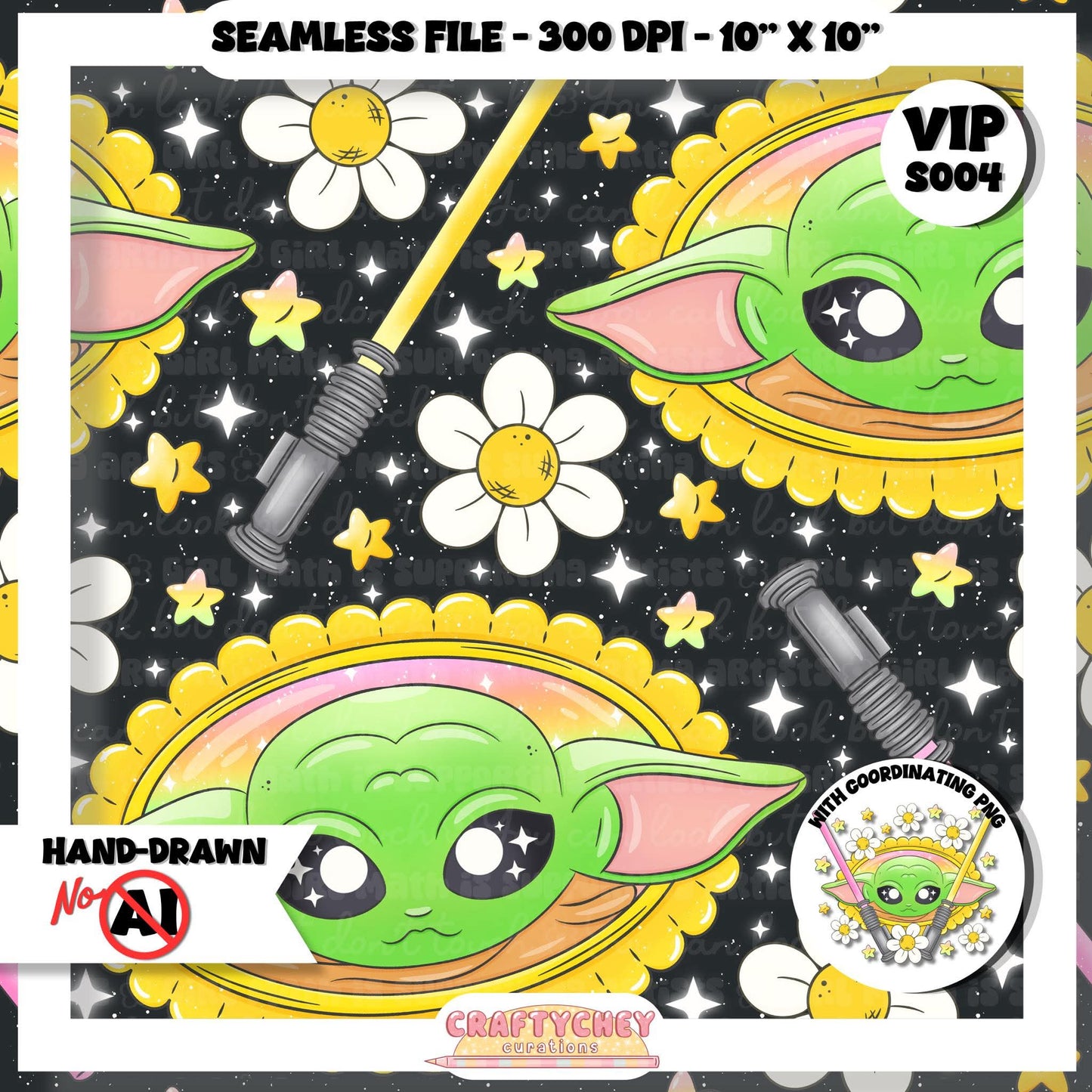 Lil Green Guy Frames (Seamless + PNG)