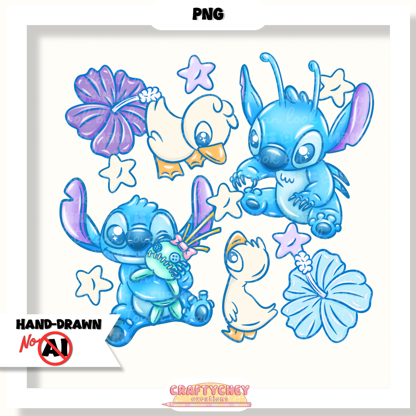626 Ugly Duckling (Seamless + PNG)