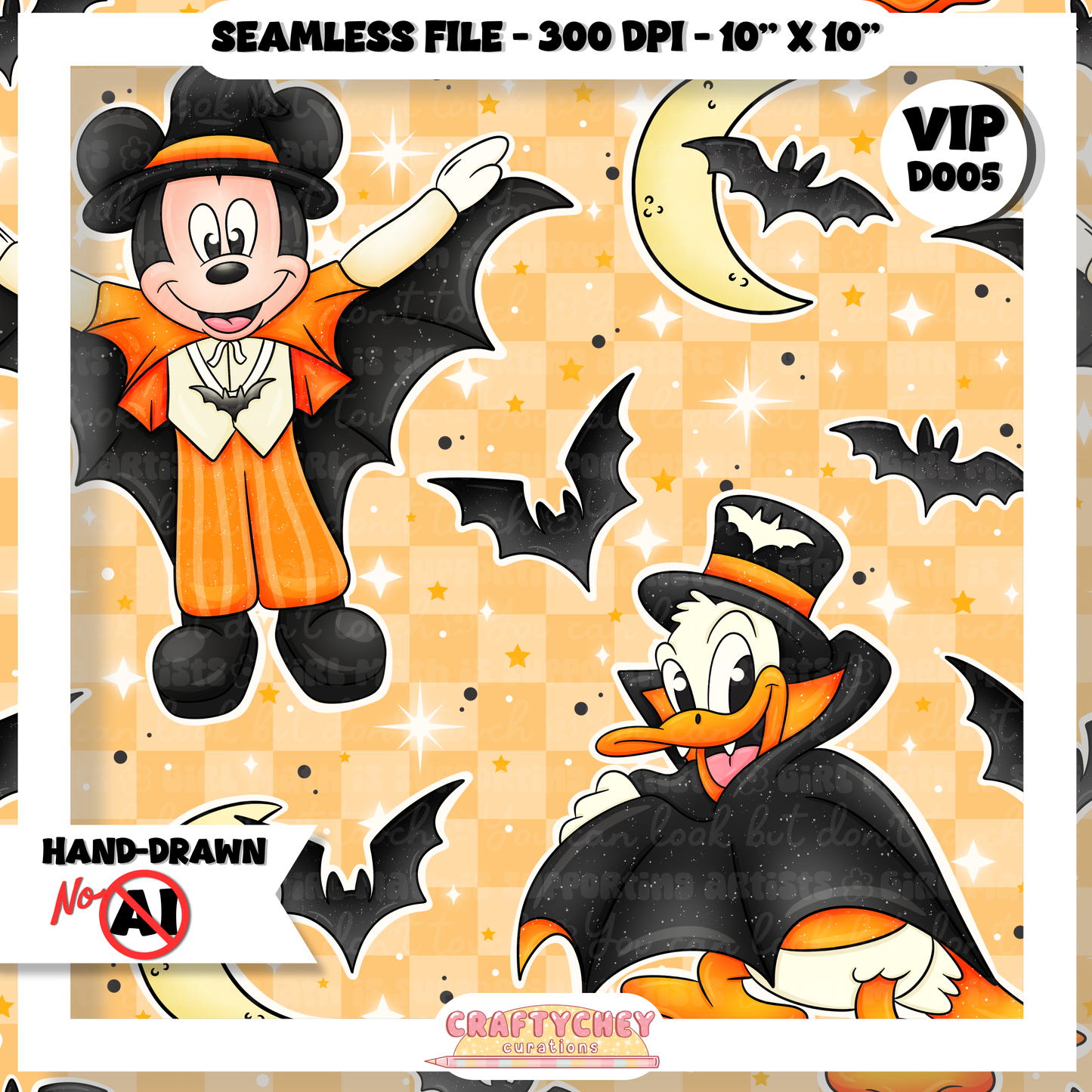 Not So Scary Guys (Seamless + PNG + Coord)