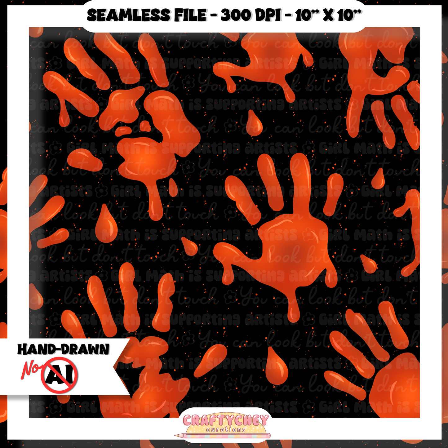Bloody / Painted Handprints