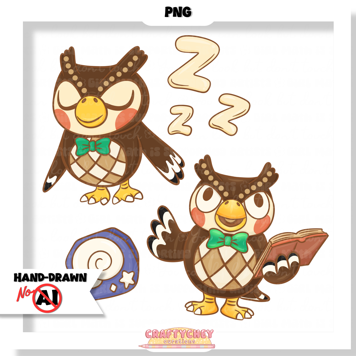 Blathers (Seamless + PNG)