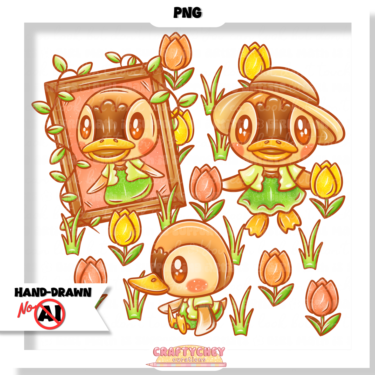 Molly Villager Frames (Seamless + PNG)