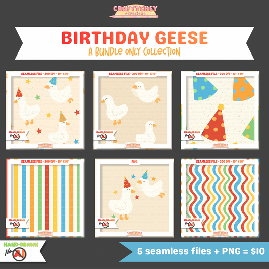 Birthday Geese (BUNDLE)