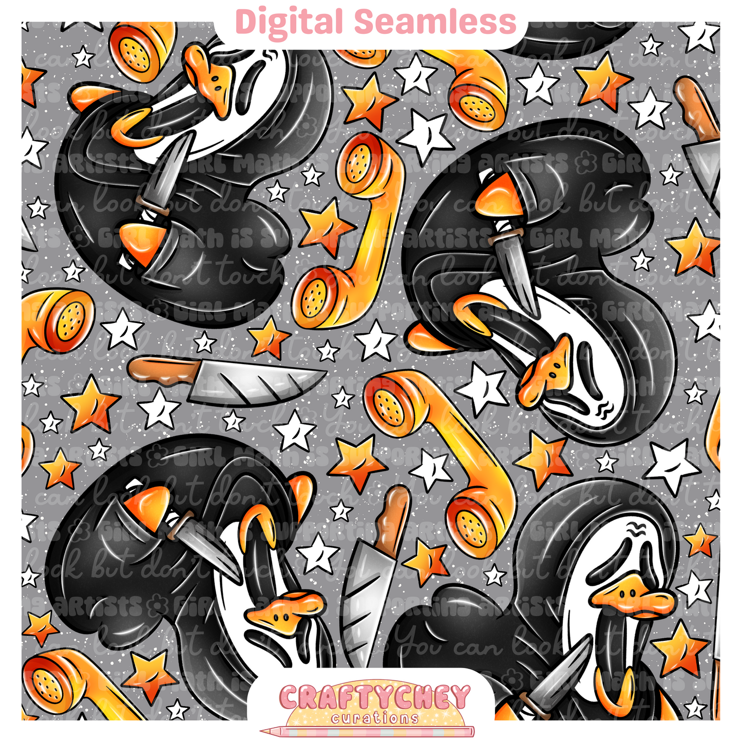 Ghostface Rubber Ducks (Black)
