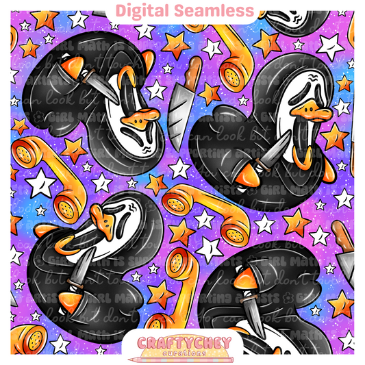 Ghostface Rubber Ducks (Black)