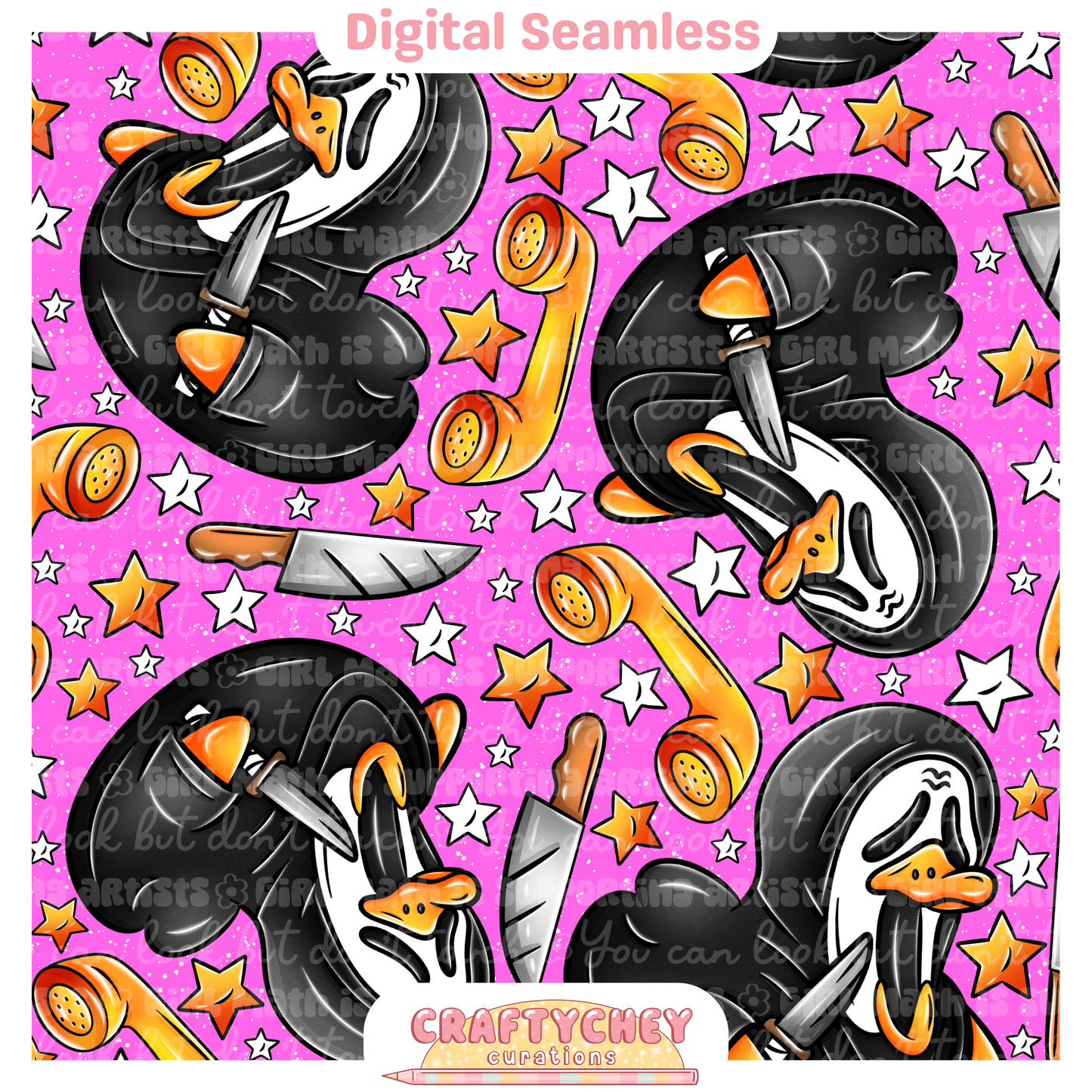 Ghostface Rubber Ducks (Black)