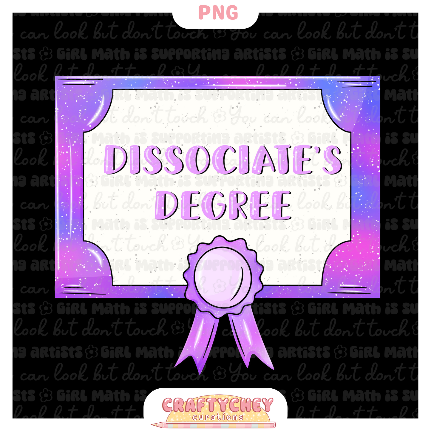 Dissociate’s Degree PNG