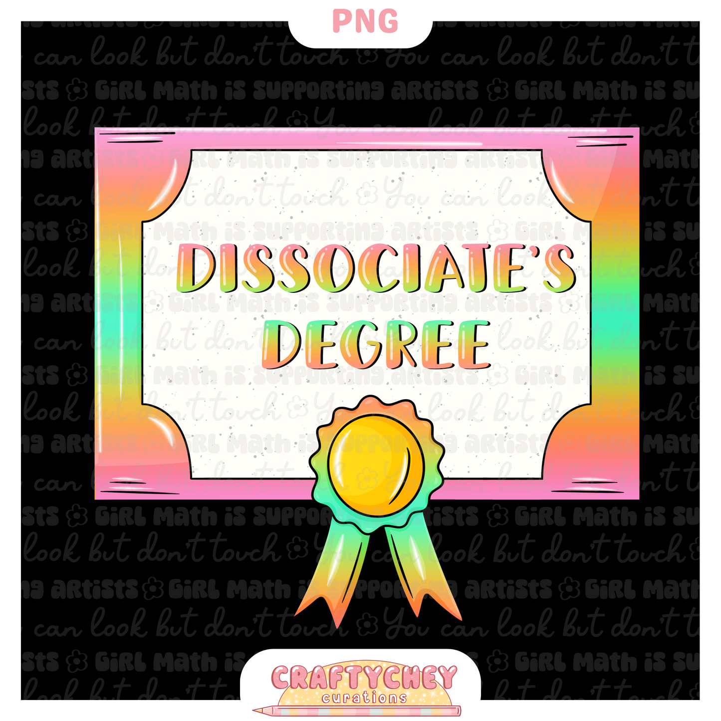 Dissociate’s Degree PNG