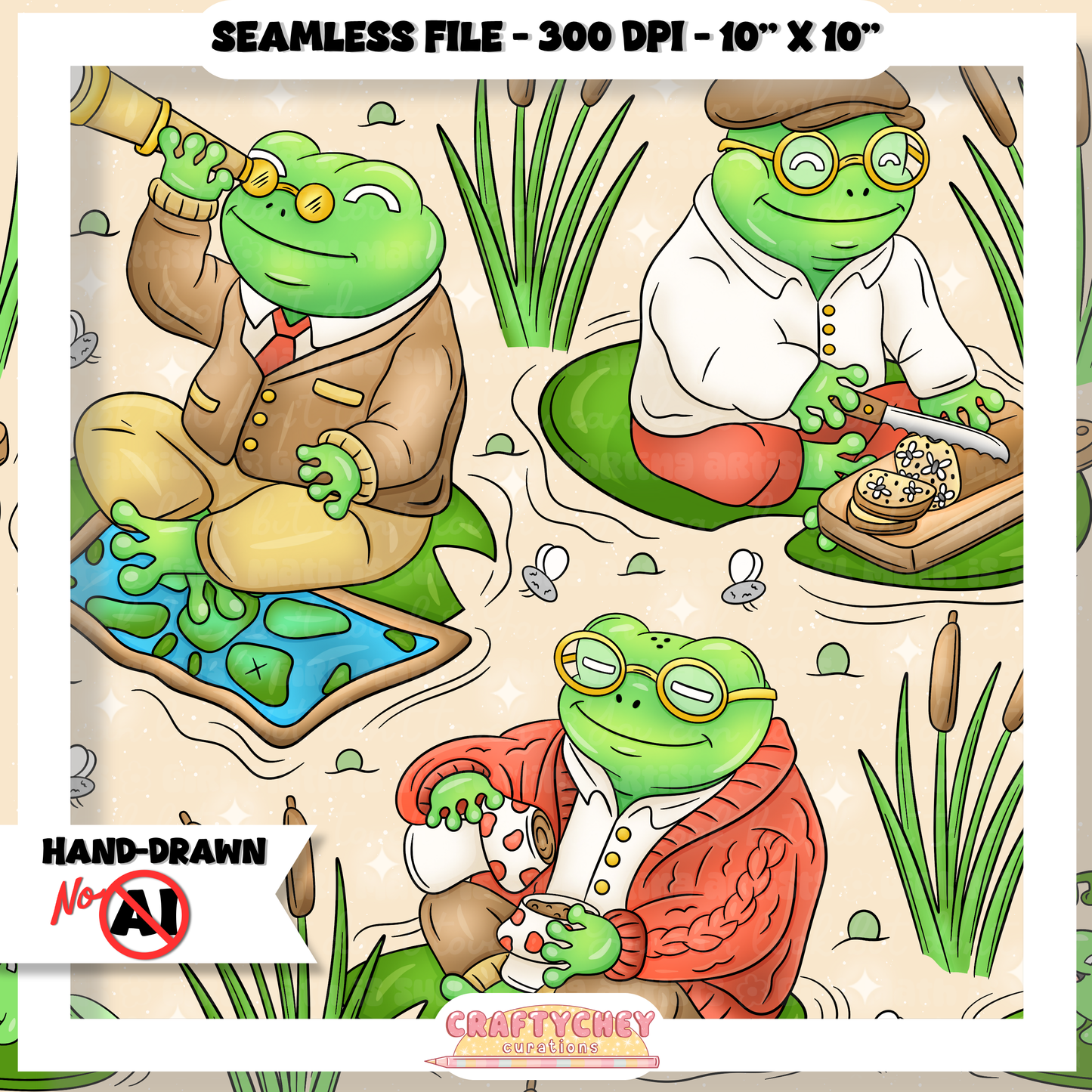 Picnic with Grandpa Frog