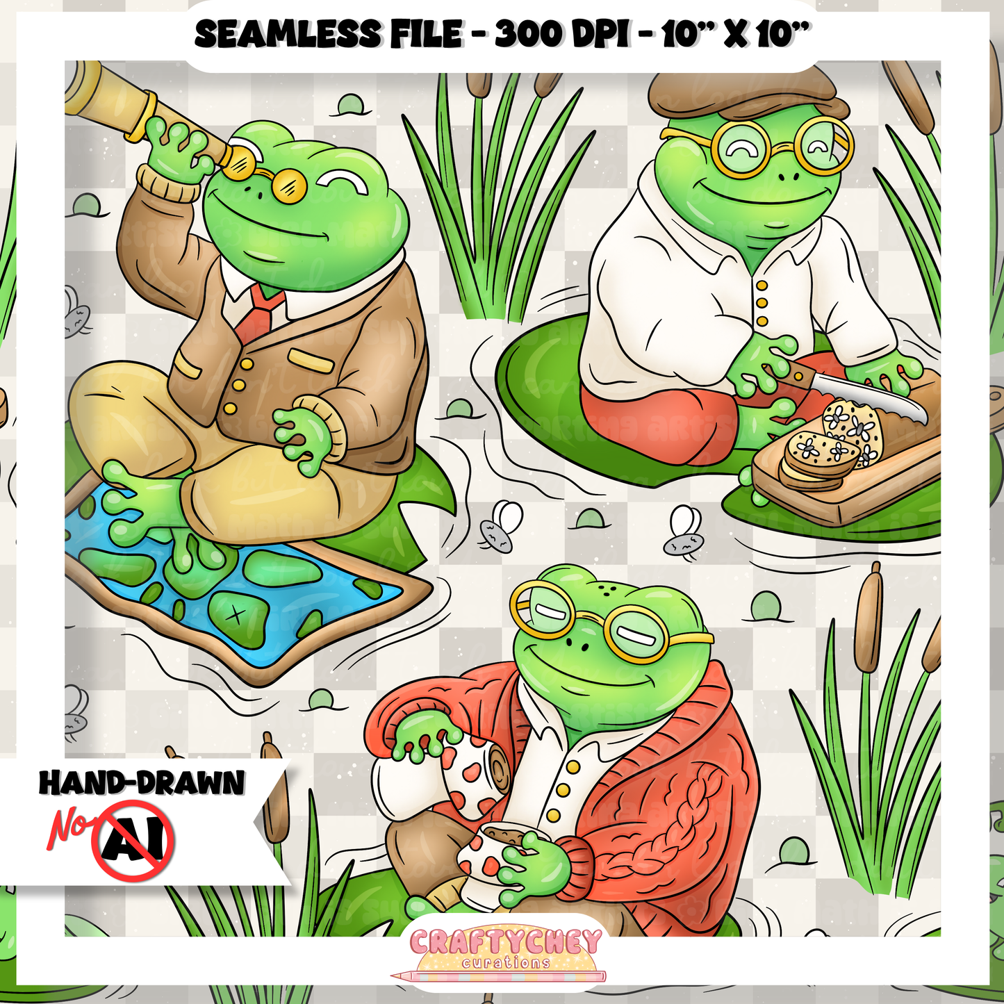 Picnic with Grandpa Frog
