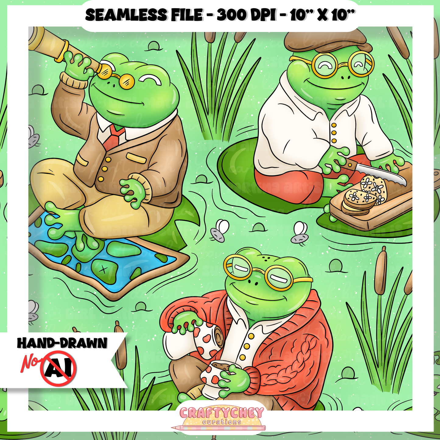 Picnic with Grandpa Frog