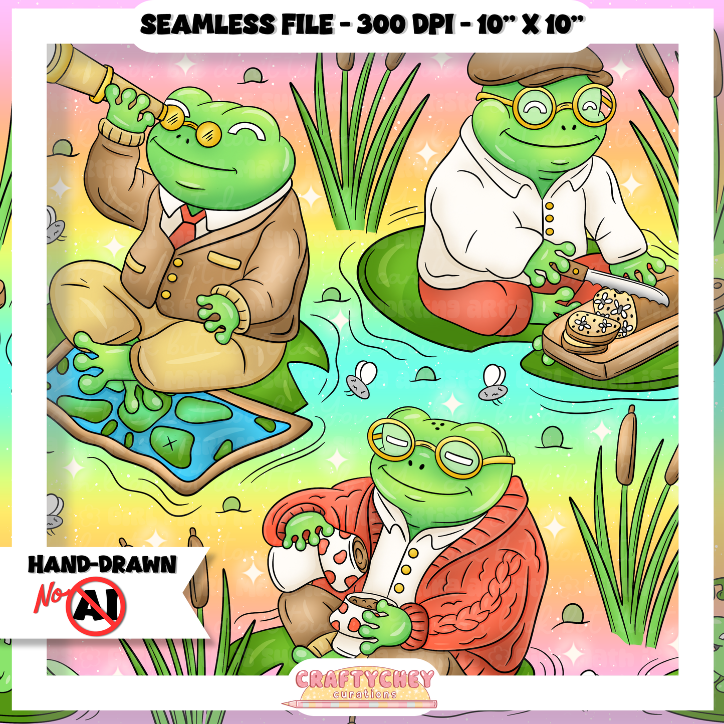 Picnic with Grandpa Frog