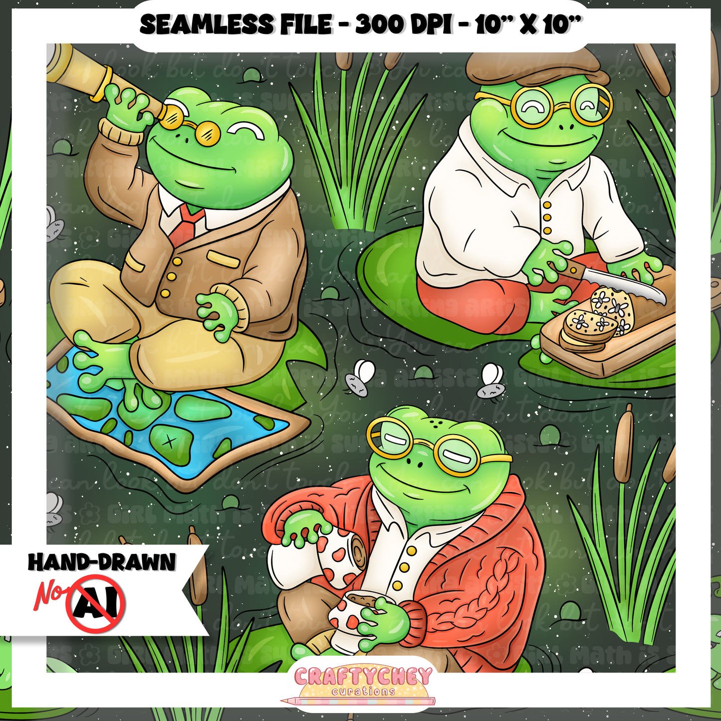 Picnic with Grandpa Frog