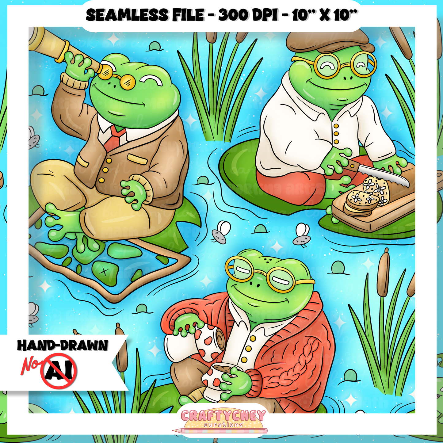 Picnic with Grandpa Frog
