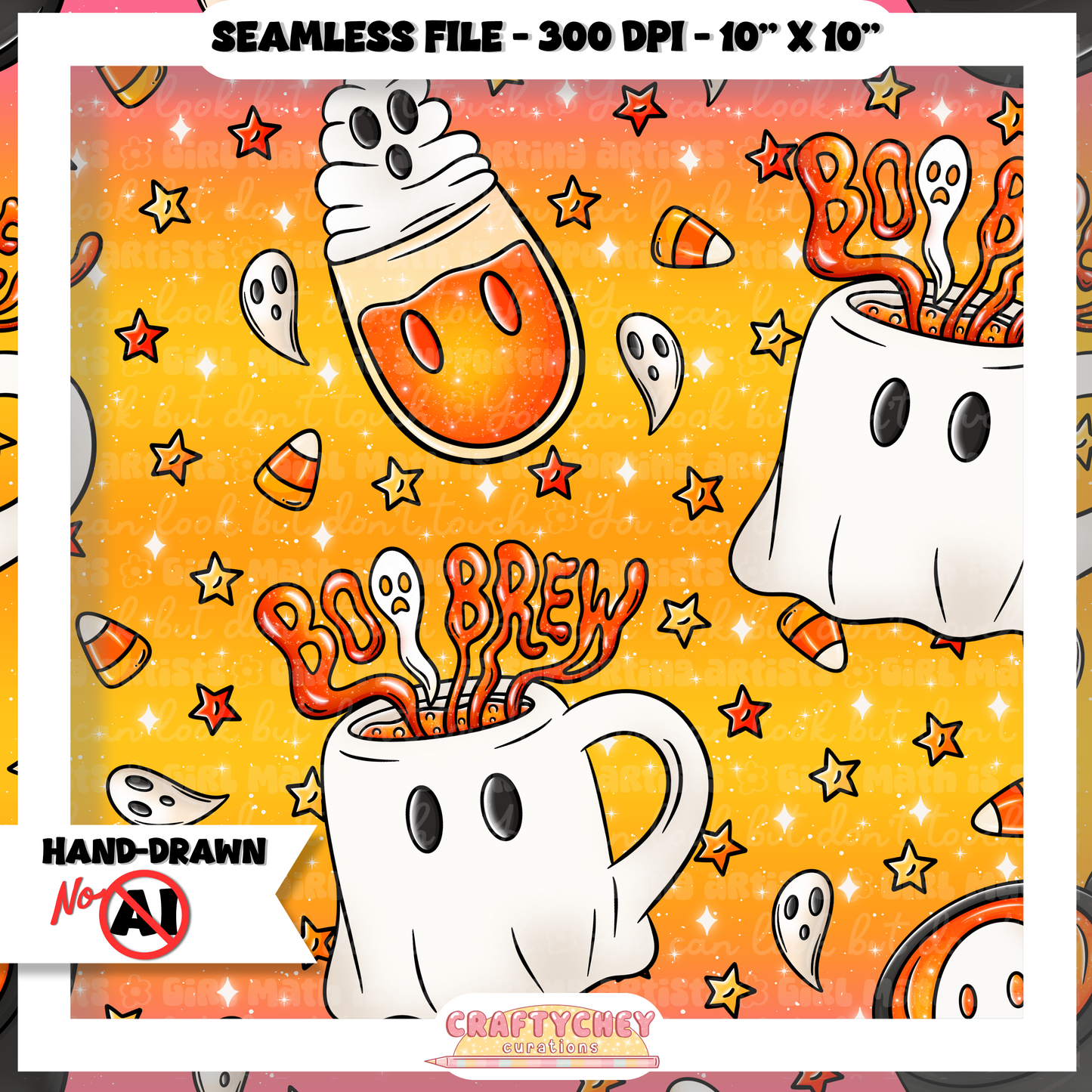 Boo Brews (Seamless + PNG)