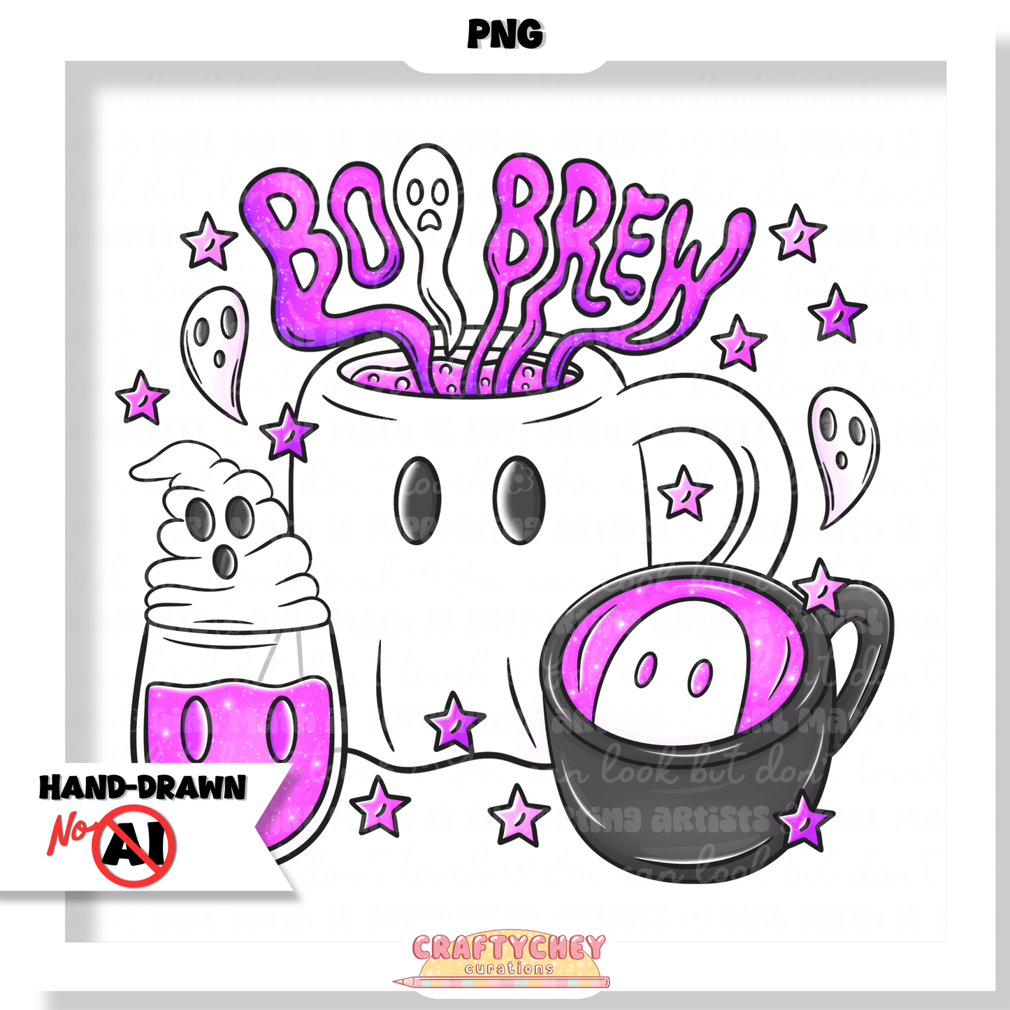Boo Brews (Seamless + PNG)