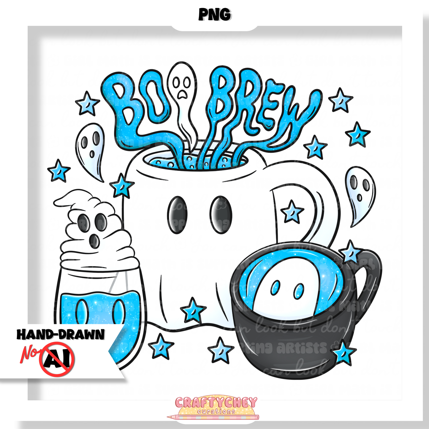 Boo Brews (Seamless + PNG)