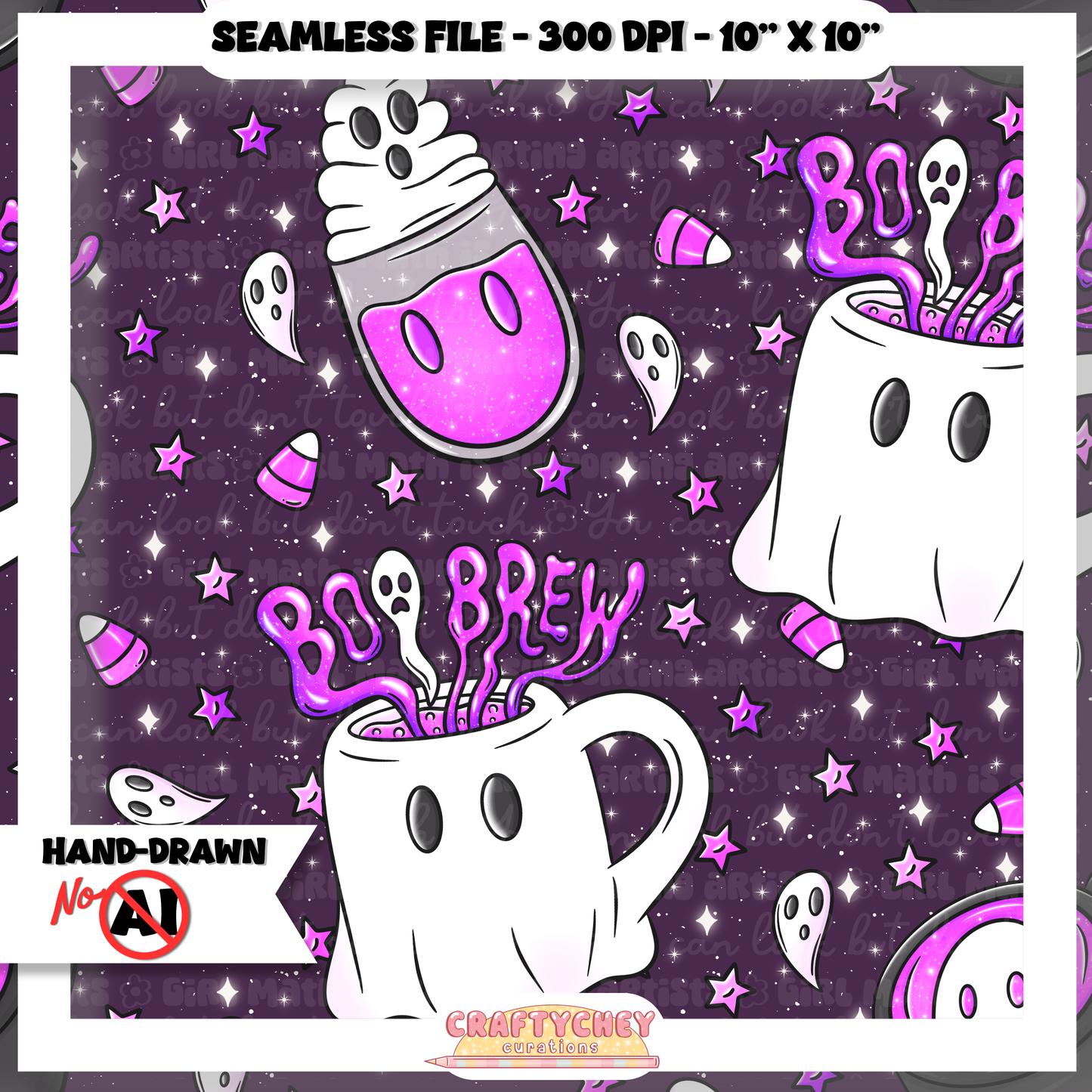 Boo Brews (Seamless + PNG)