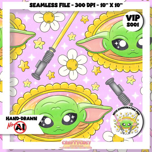 Lil Green Guy Frames (Seamless + PNG)