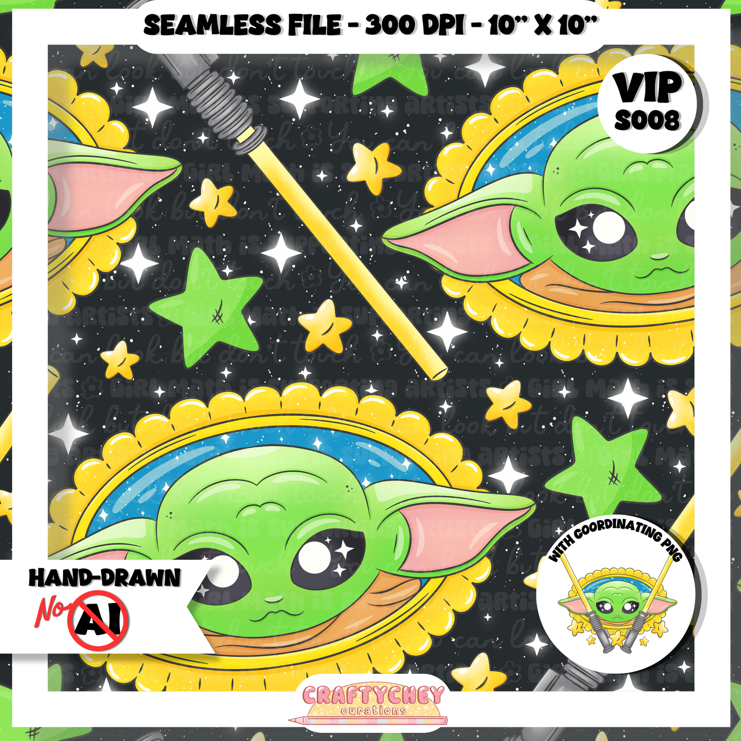 Lil Green Guy Frames (Seamless + PNG)