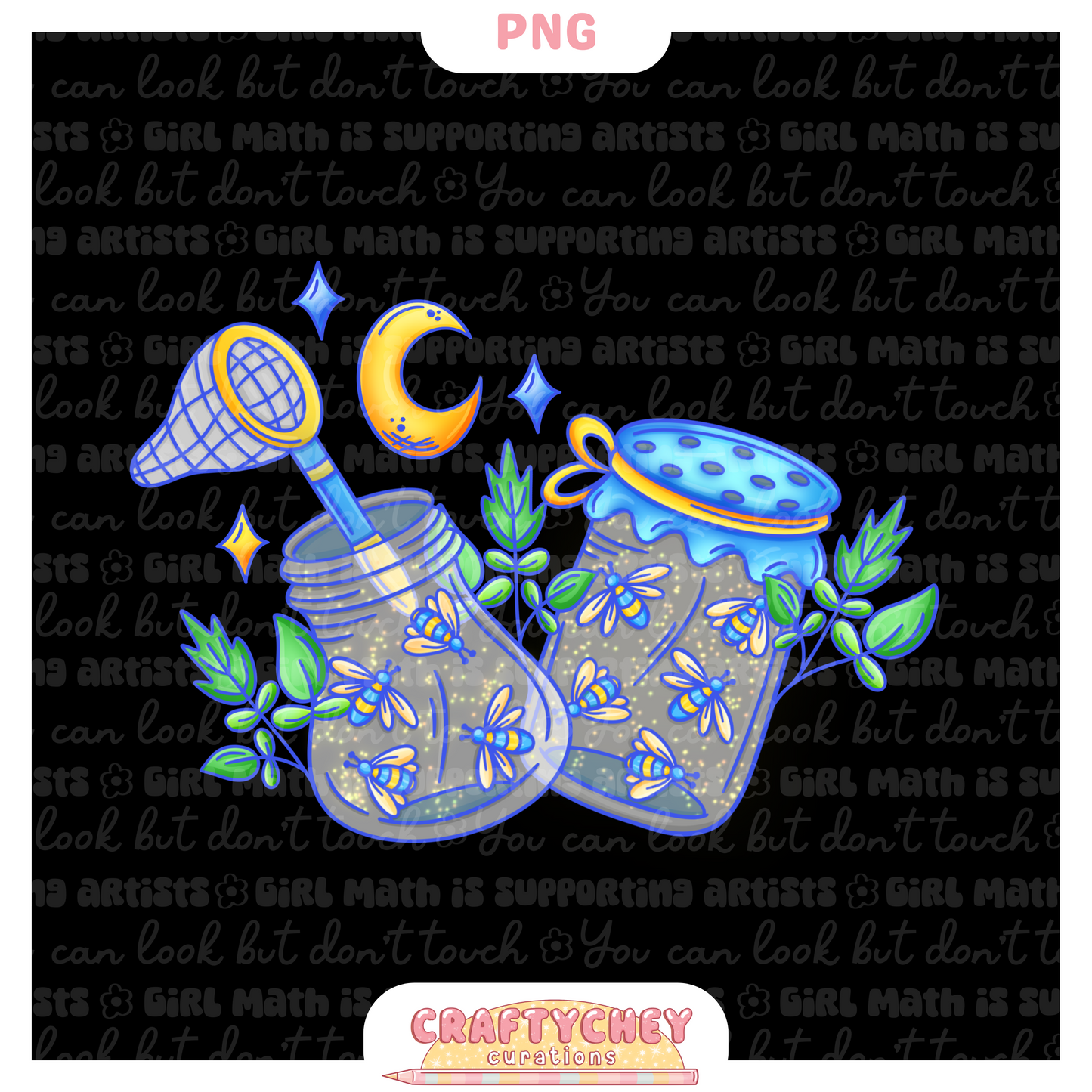 Nostalgic Firefly Jars (Blue)