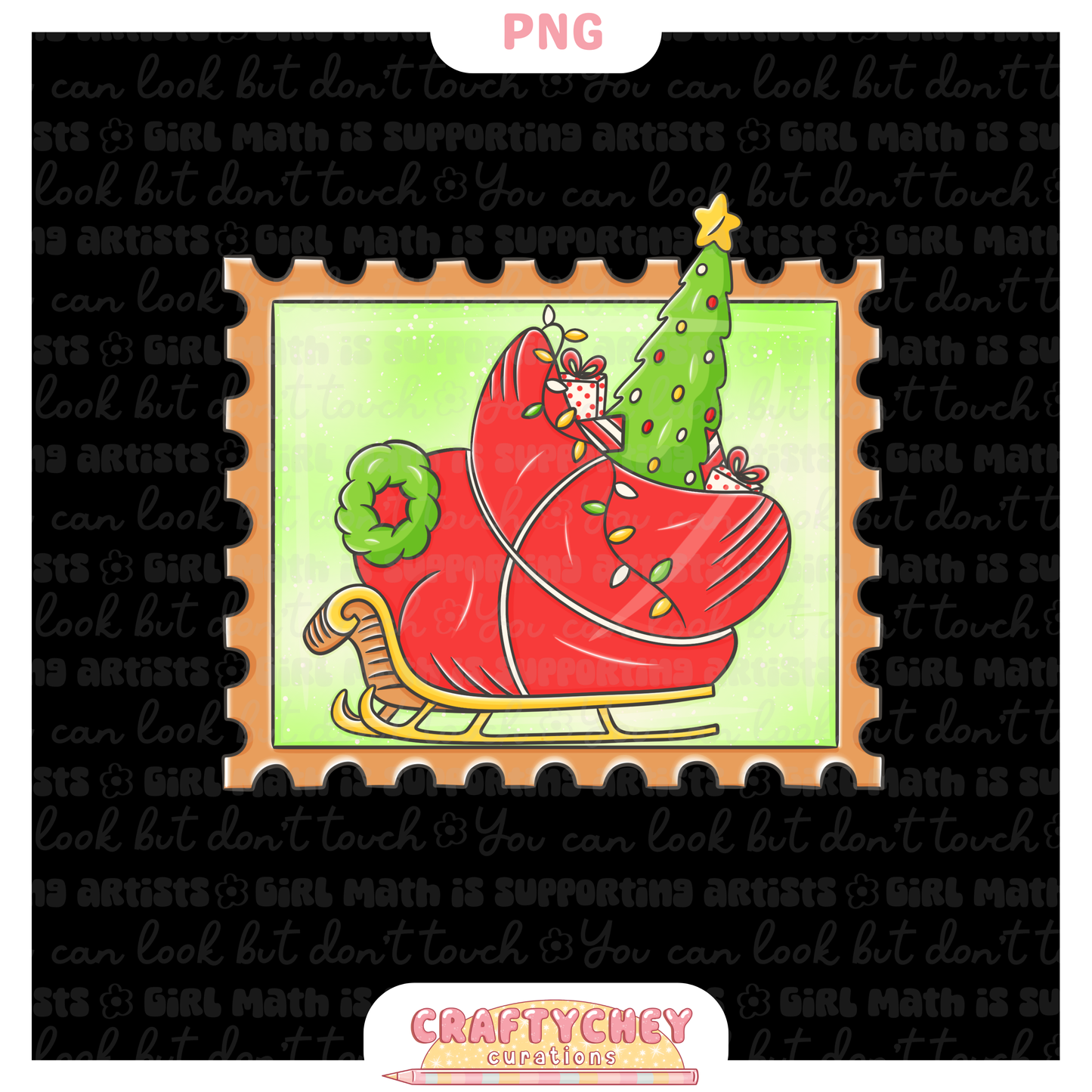 Grouchy Green Guy Stamps