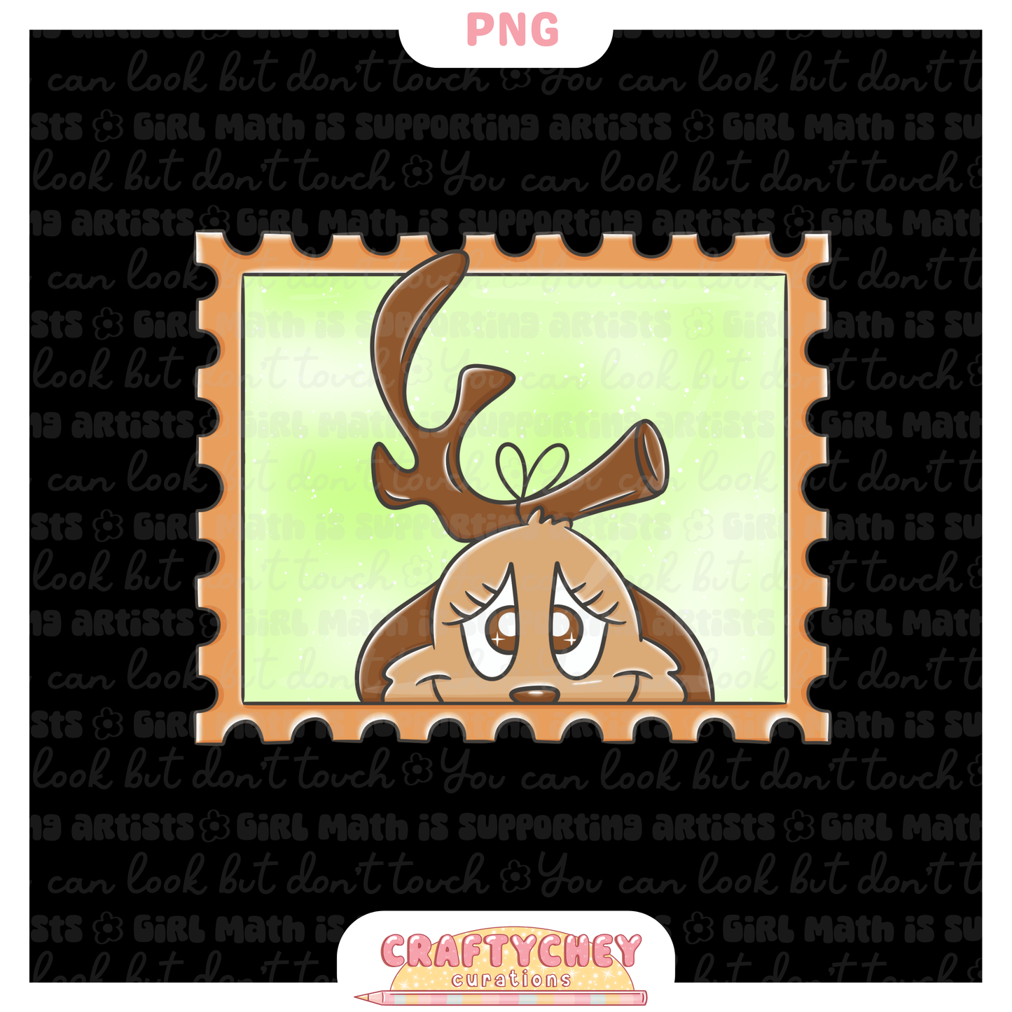 Grouchy Green Guy Stamps