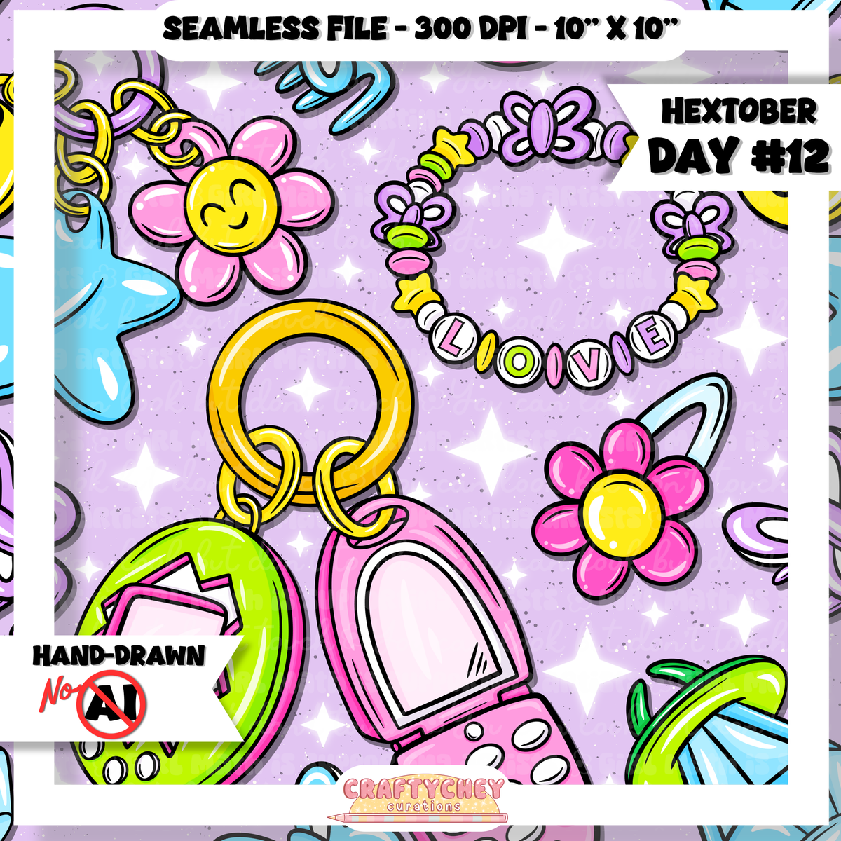 Hextober Day 12: Nostalgia (Seamless + PNG)