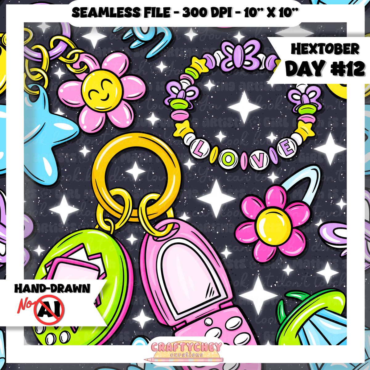 Hextober Day 12: Nostalgia (Seamless + PNG)