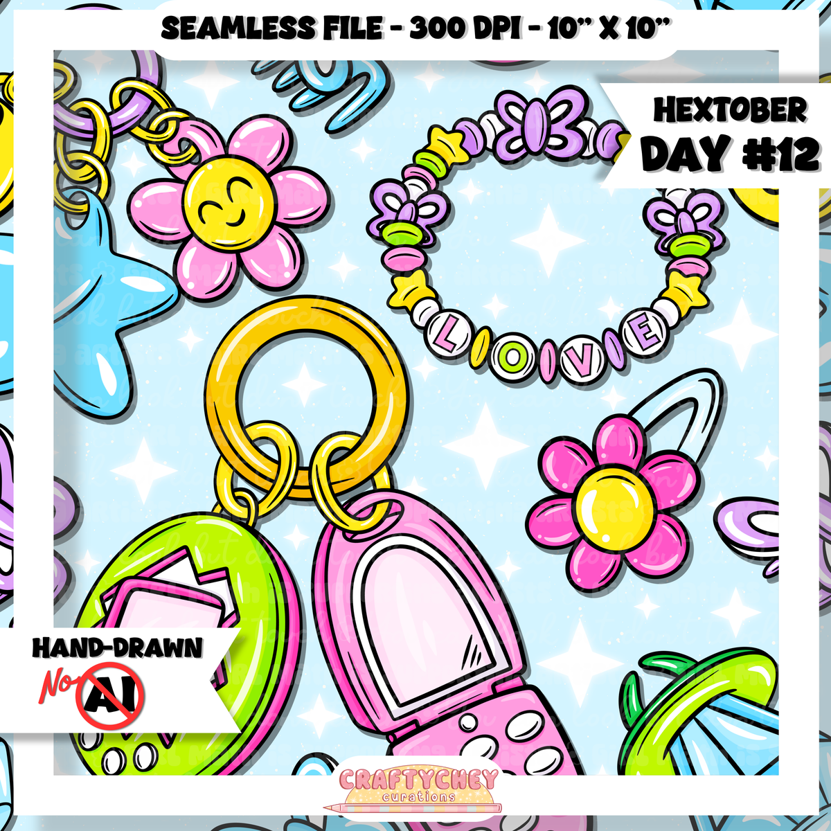 Hextober Day 12: Nostalgia (Seamless + PNG)