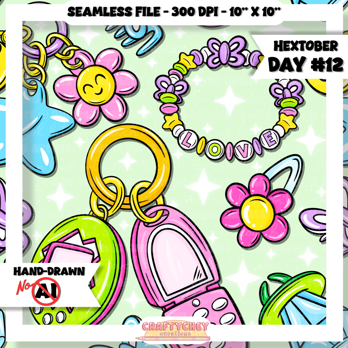 Hextober Day 12: Nostalgia (Seamless + PNG)