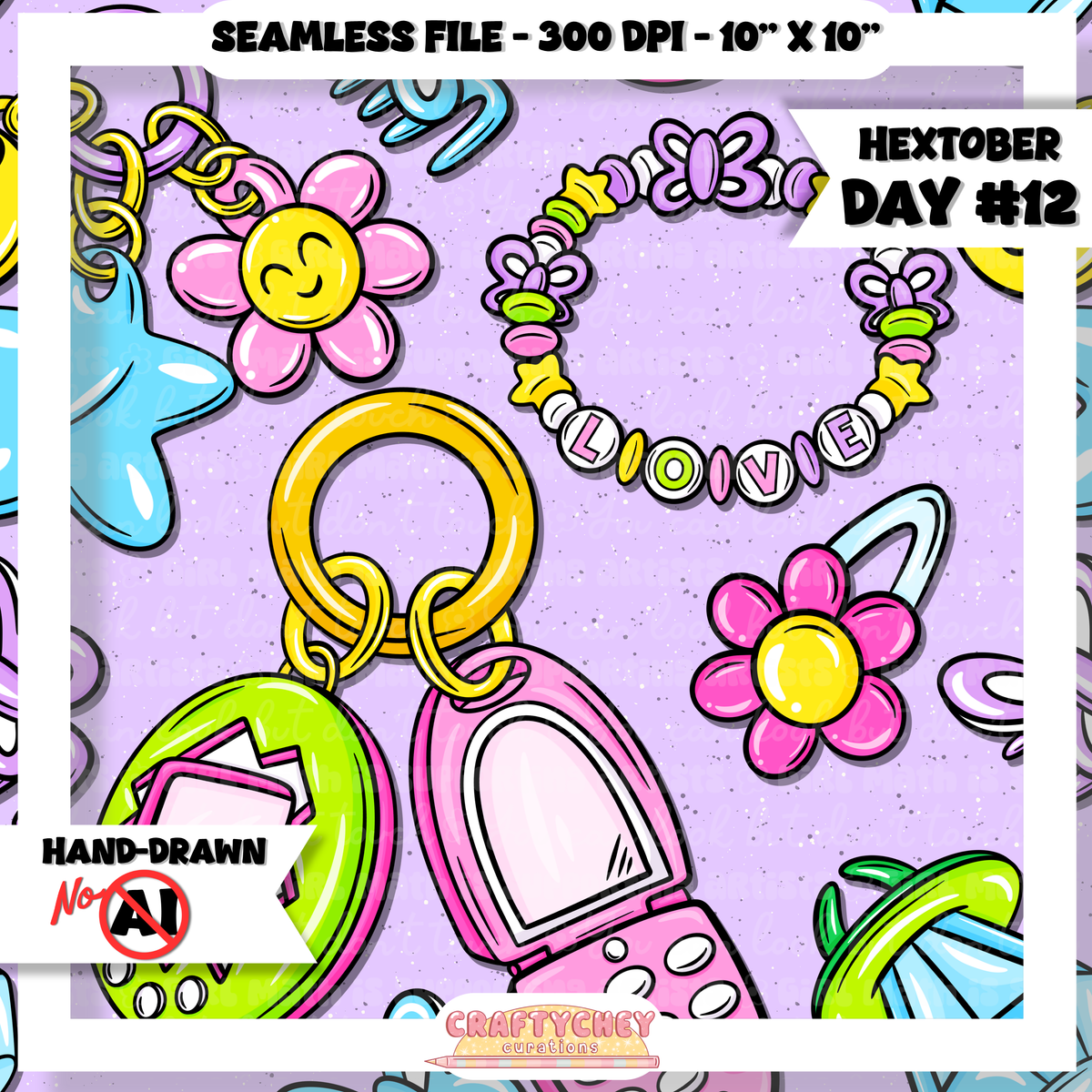 Hextober Day 12: Nostalgia (Seamless + PNG)