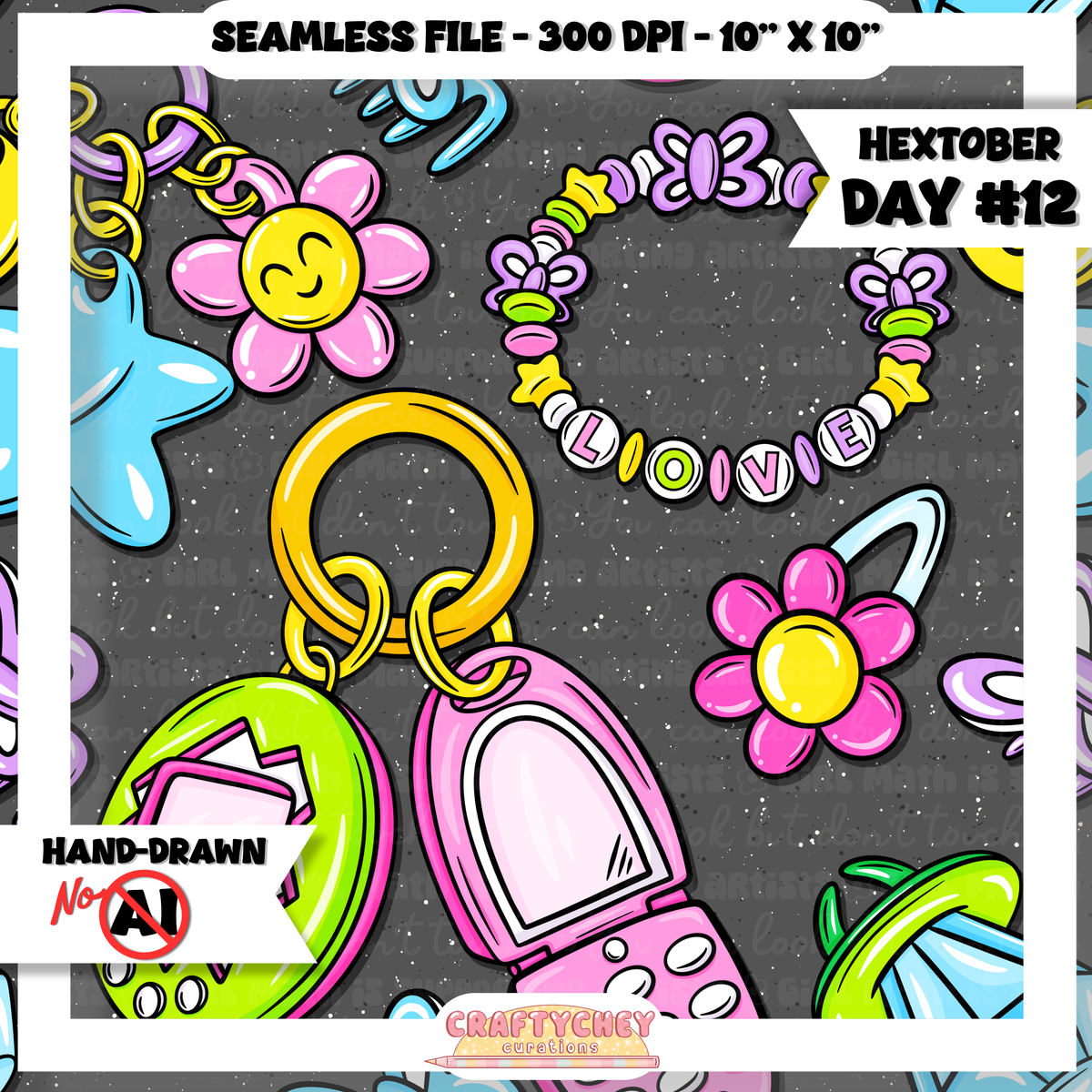 Hextober Day 12: Nostalgia (Seamless + PNG)