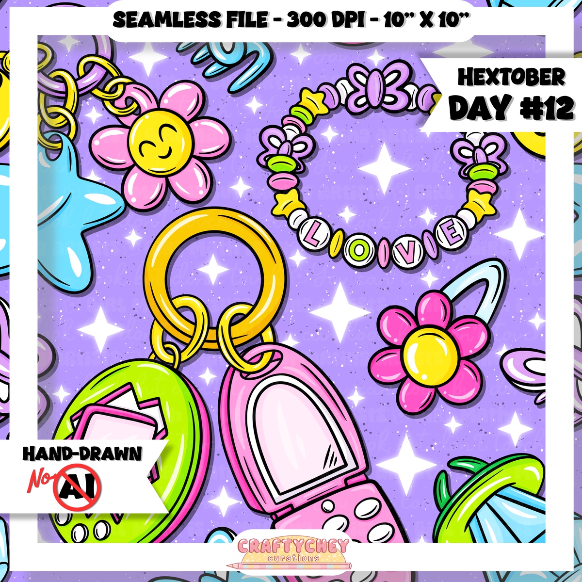 Hextober Day 12: Nostalgia (Seamless + PNG)