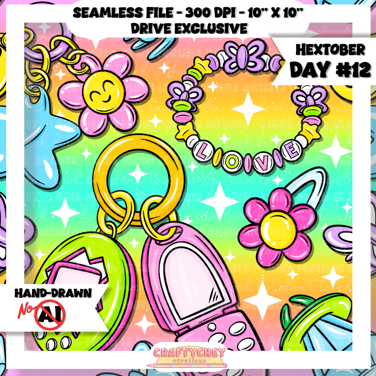 Hextober Day 12: Nostalgia (Seamless + PNG)