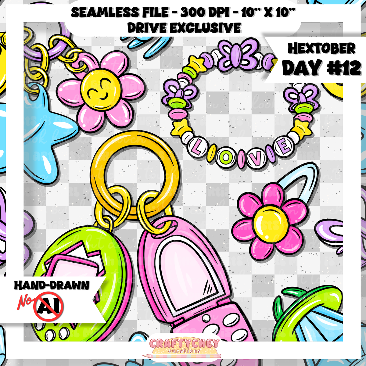 Hextober Day 12: Nostalgia (Seamless + PNG)