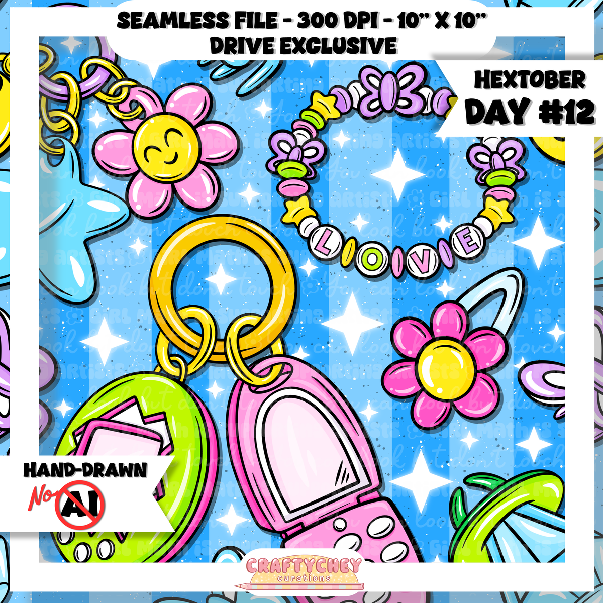 Hextober Day 12: Nostalgia (Seamless + PNG)