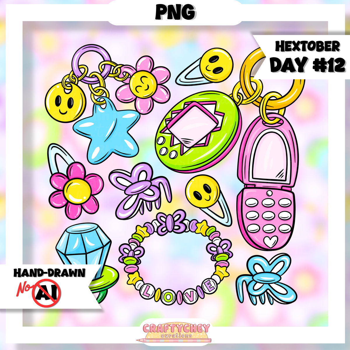 Hextober Day 12: Nostalgia (Seamless + PNG)