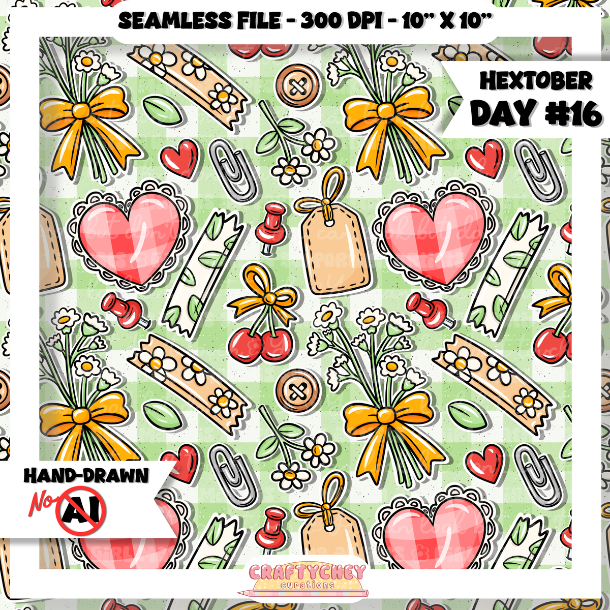 Hextober Day 16: Collage (Seamless + PNG)