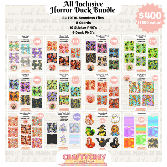 ALL-INCLUSIVE BUNDLE: Horror Rubber Ducks