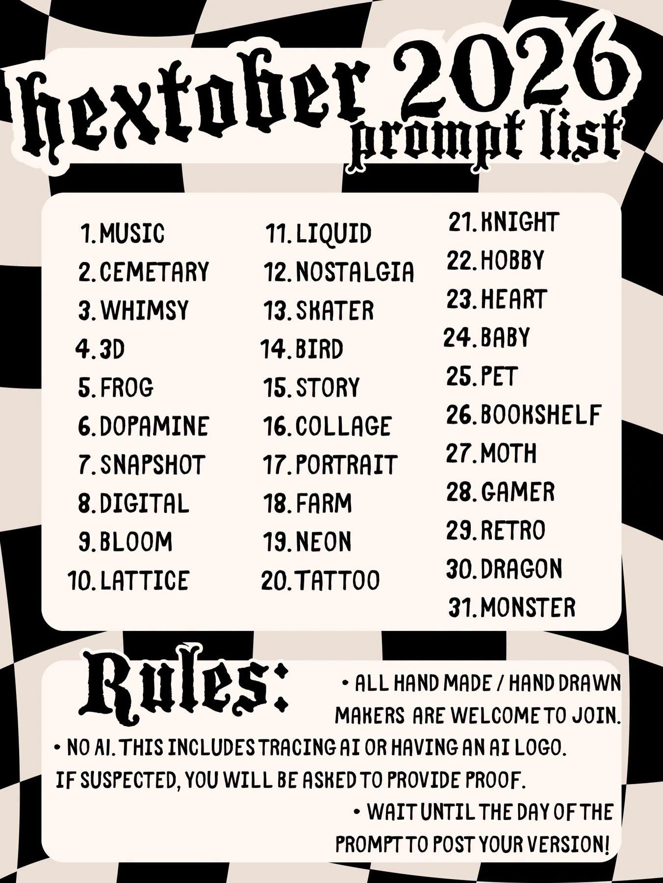 HEXTOBER 2026 DRIVE