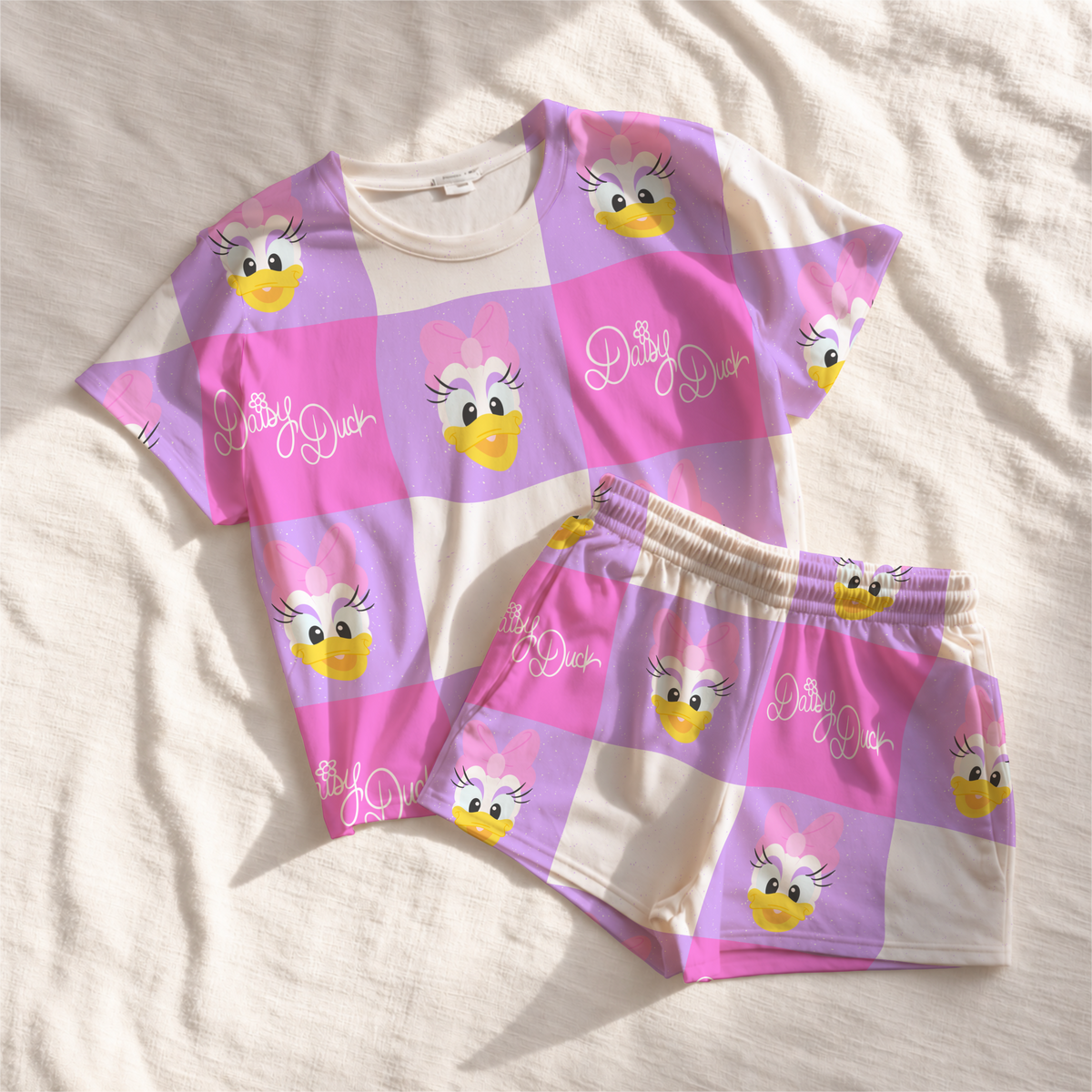 Girl Duck Signature Quilt (Pink + Purple)