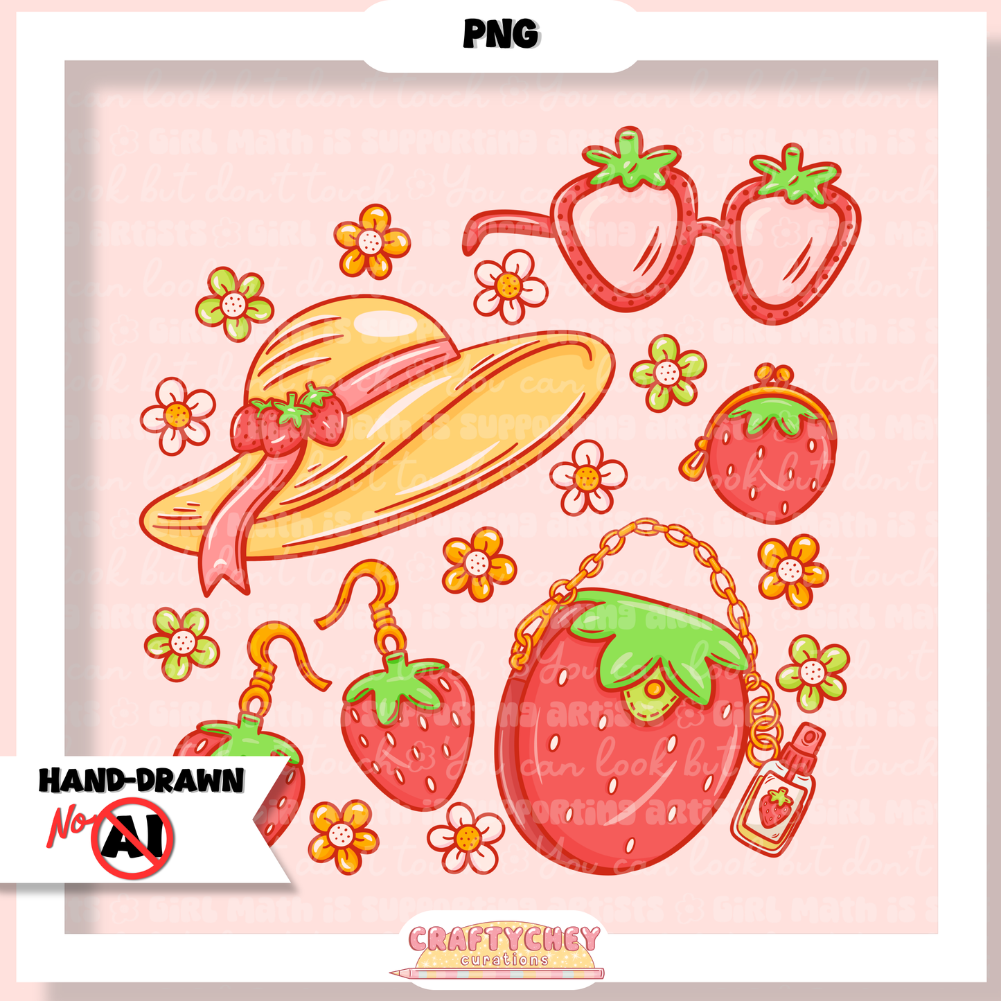 Juicy Summer: Day 3: Wildberry (Seamless + PNG)