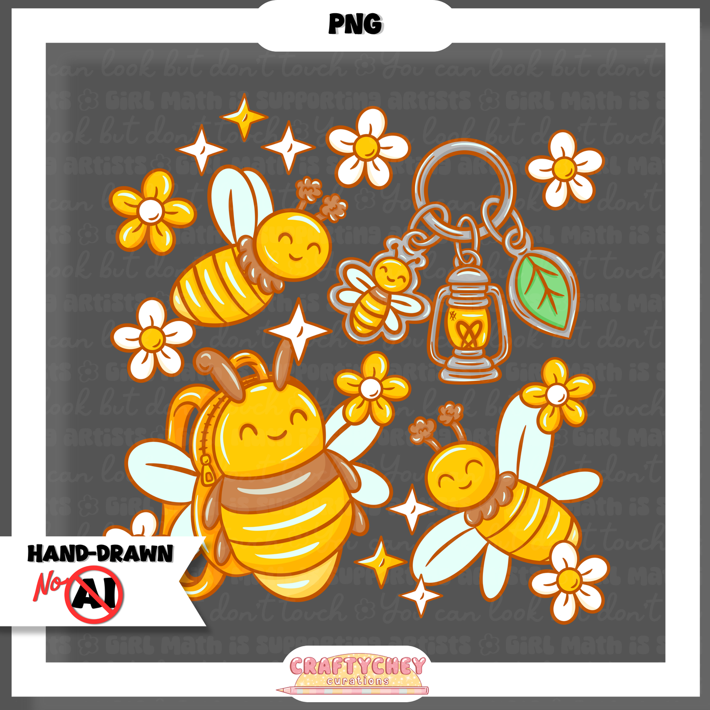 Juicy Summer: Day 4: Firefly (Seamless + PNG)