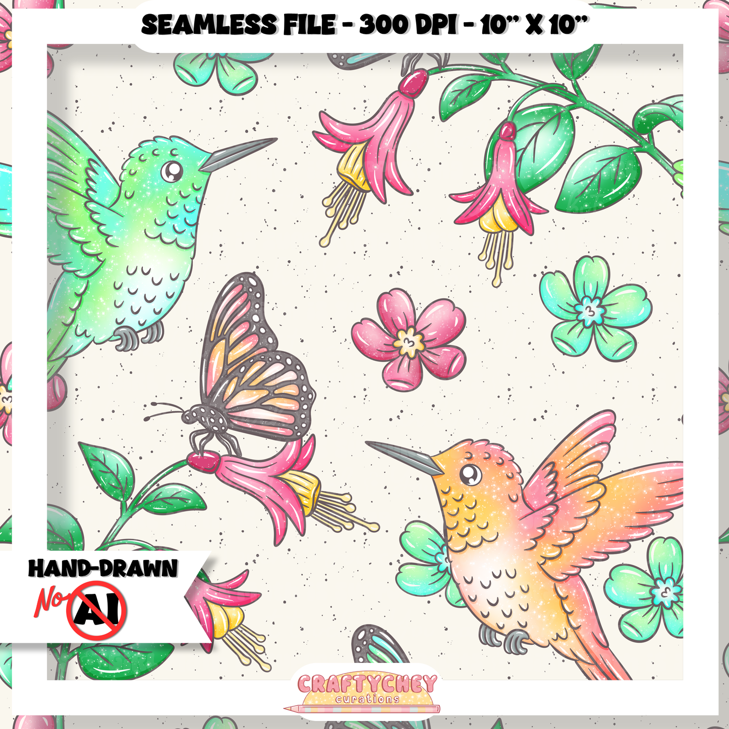 Juicy Summer: Day 9: Nectar (Seamless + PNG)
