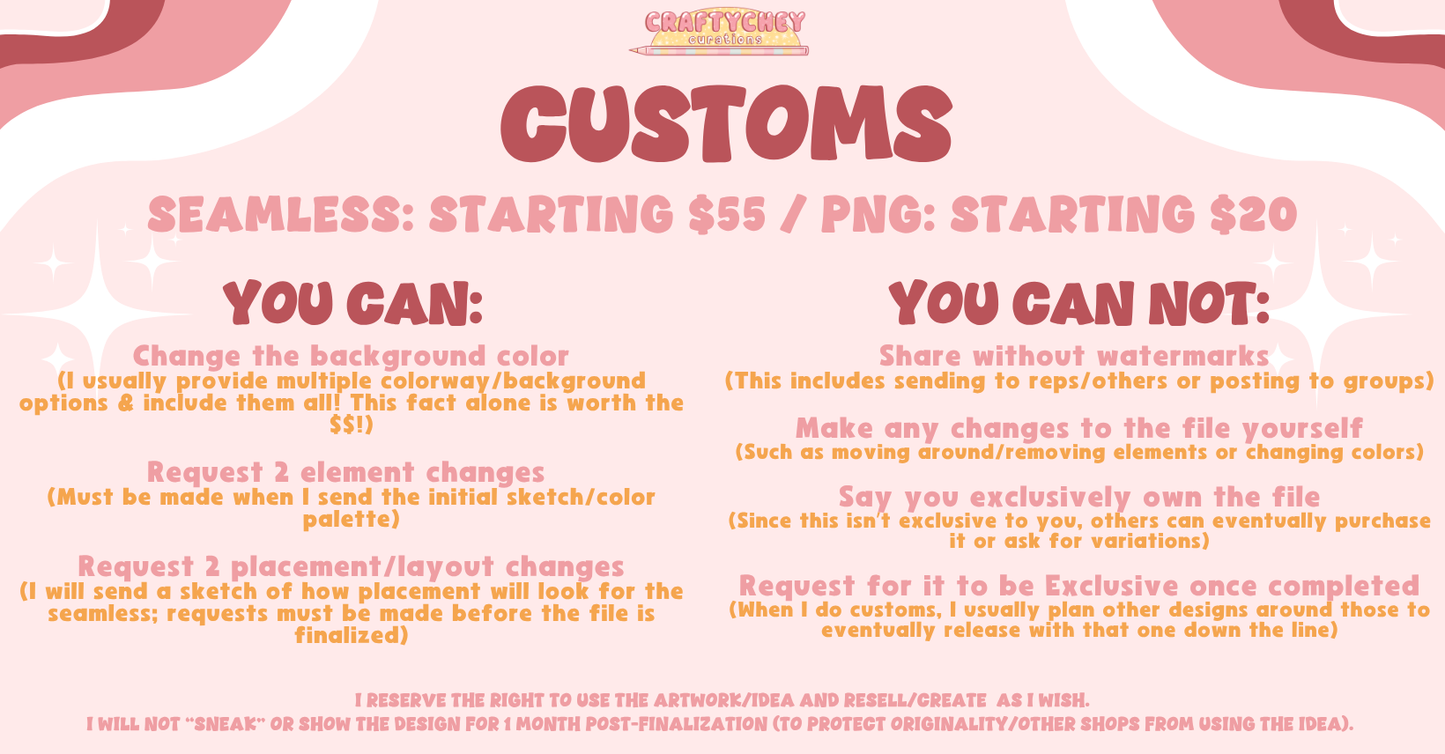 JUNE Custom/Exclusive Request