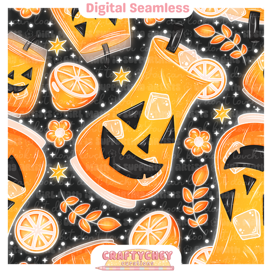 Pumpkin Juice (Seamless + PNG)