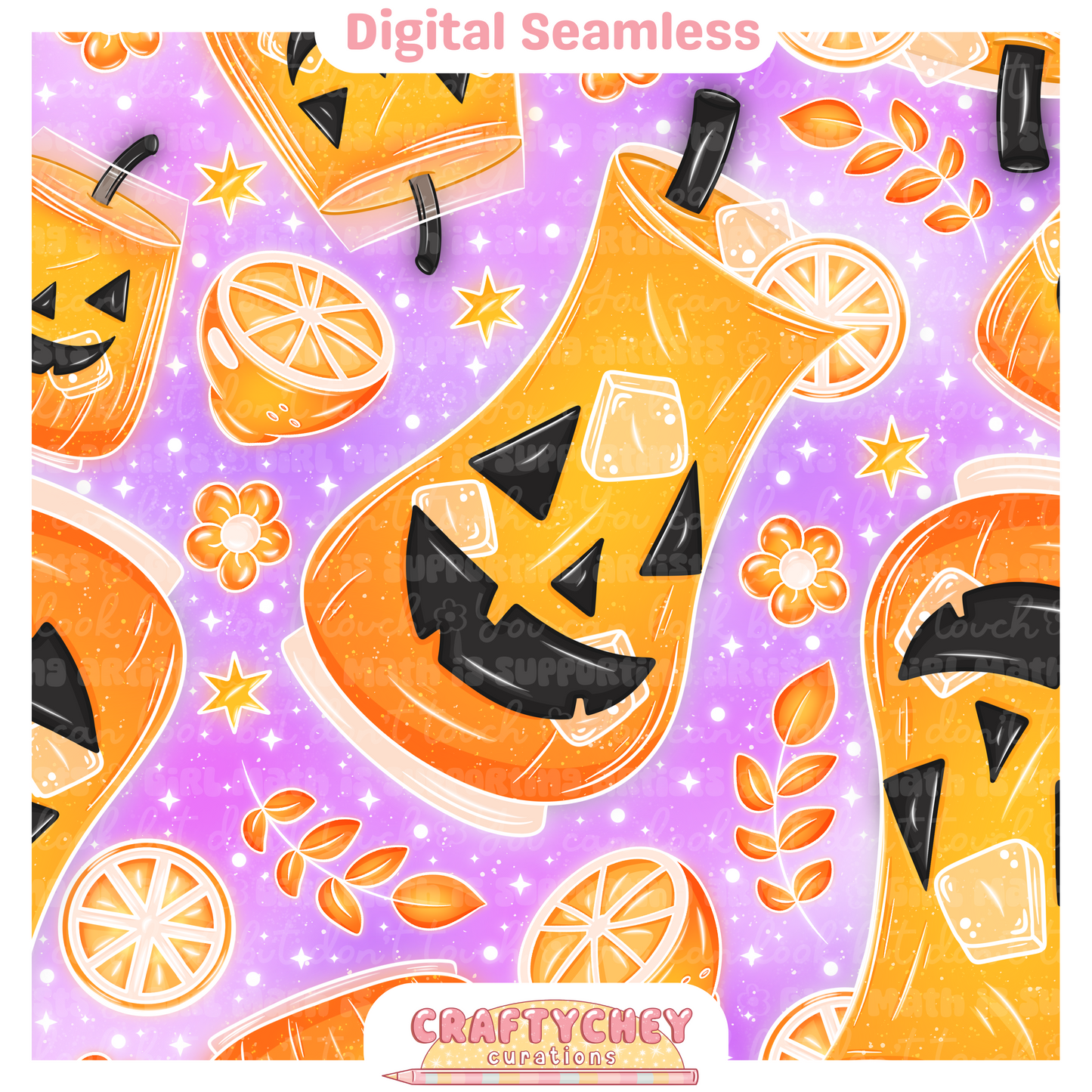 Pumpkin Juice (Seamless + PNG)